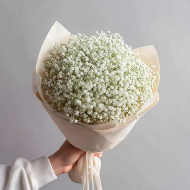 Монобукет из гипсофилы «Лёгкий штрих»