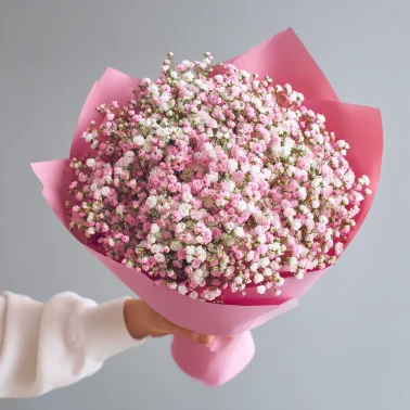 Монобукет из гипсофилы «Перламутровое облако»