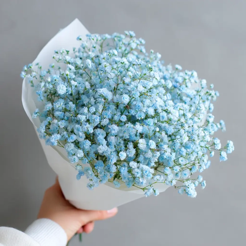 Монобукет из гипсофилы &laquo;Лунный свет&raquo;