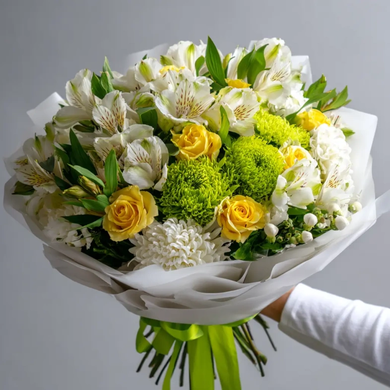 Букет с альстромериями &laquo;Мелодия лета&raquo;